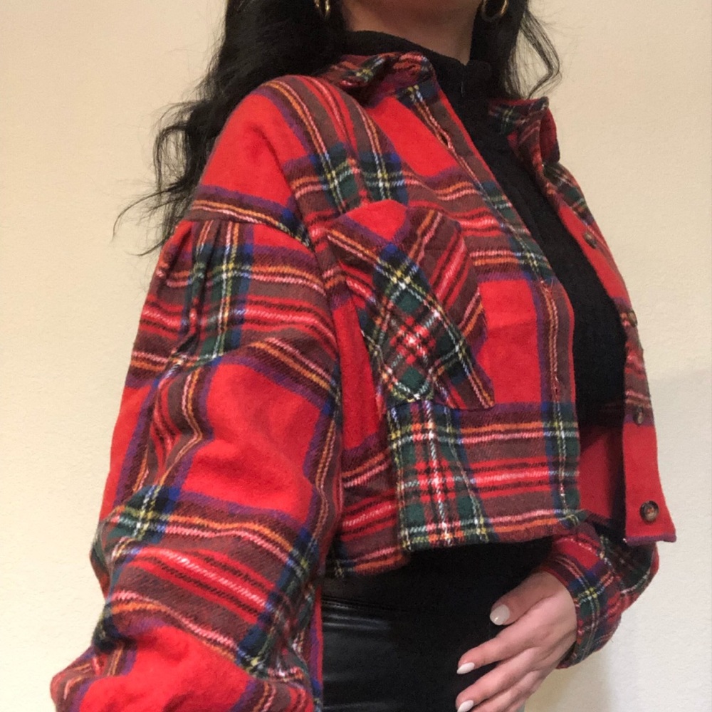 Cropped flannel🎅